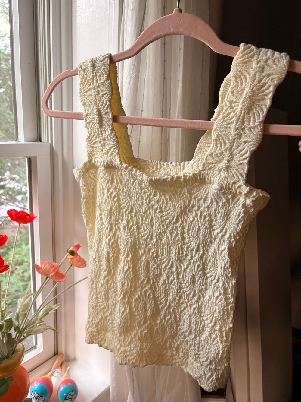 Free People Textured Love Letter Cami